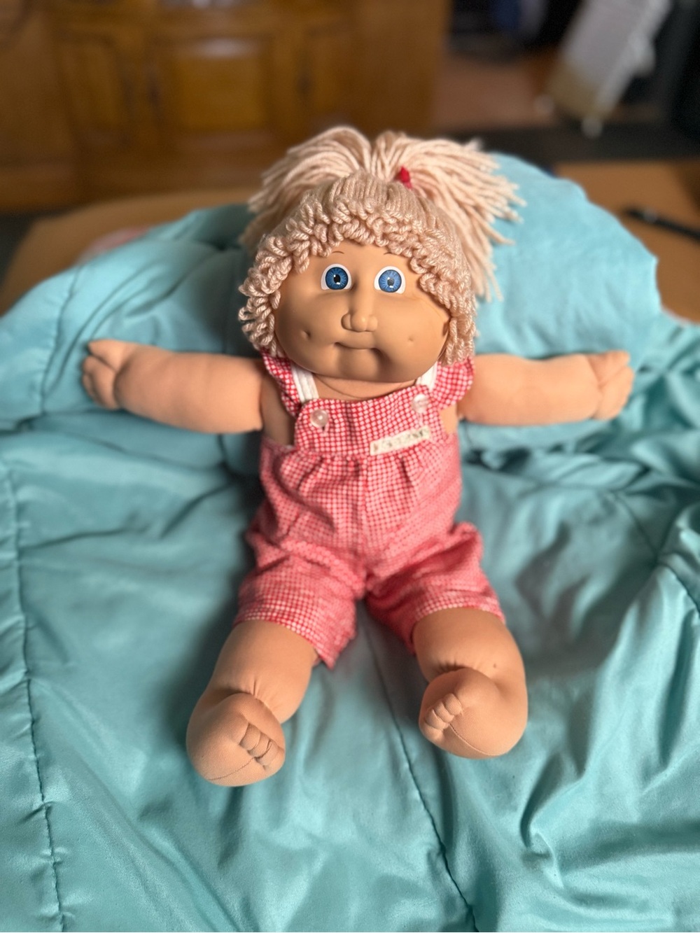 Vintage Cabbage Patch Kids Jesmar Spain Blonde Blue Eyes Xavier Roberts